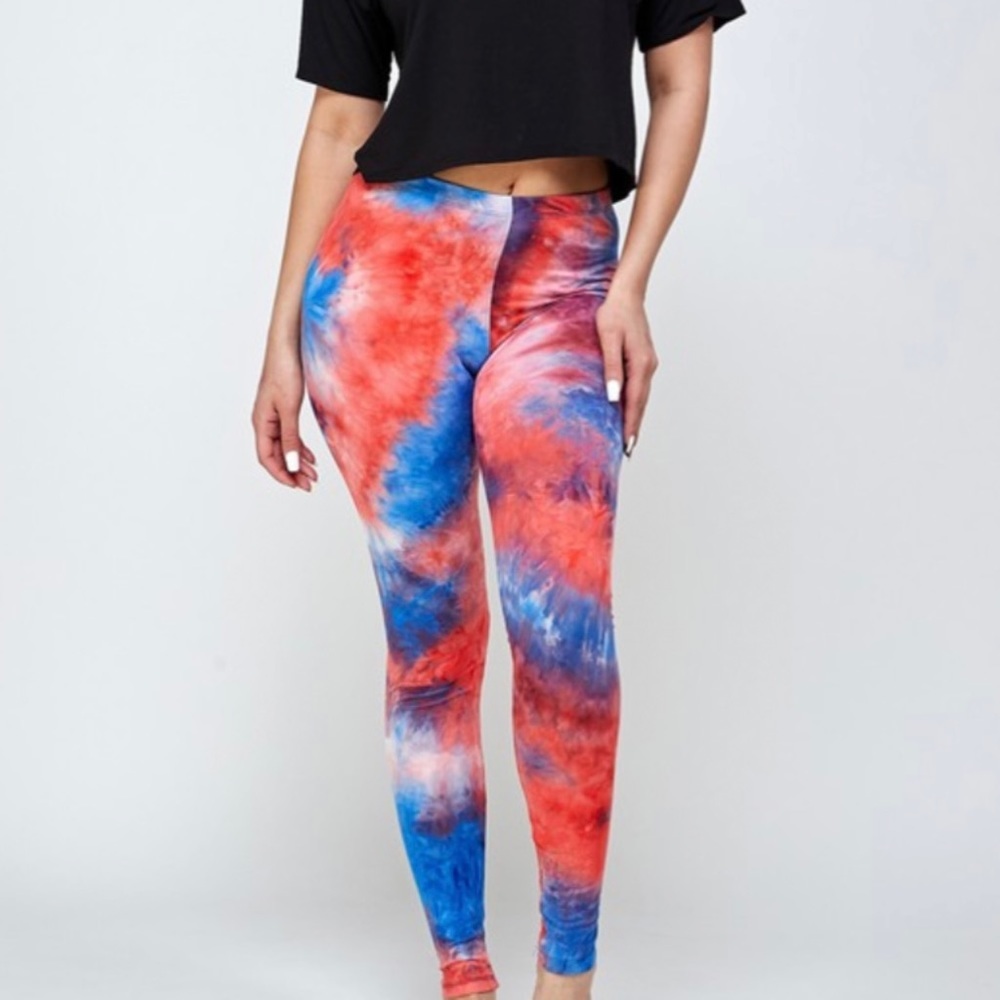 Leggings Tie Dye Ultra Soft Leggings One Size 2-12 & Plus Size 12-18